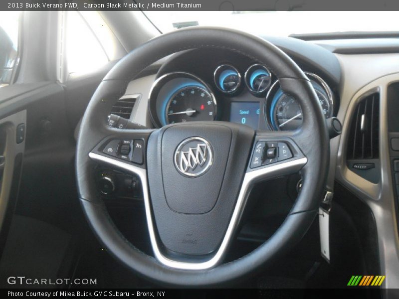 Carbon Black Metallic / Medium Titanium 2013 Buick Verano FWD