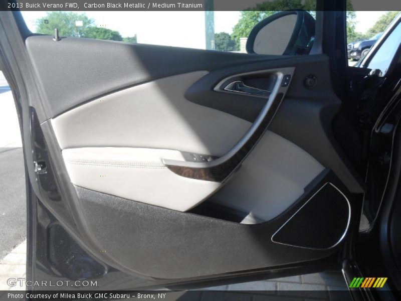 Carbon Black Metallic / Medium Titanium 2013 Buick Verano FWD