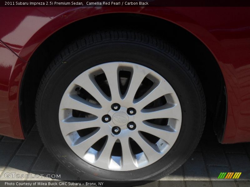 Camellia Red Pearl / Carbon Black 2011 Subaru Impreza 2.5i Premium Sedan