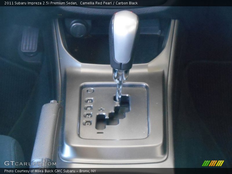 Camellia Red Pearl / Carbon Black 2011 Subaru Impreza 2.5i Premium Sedan