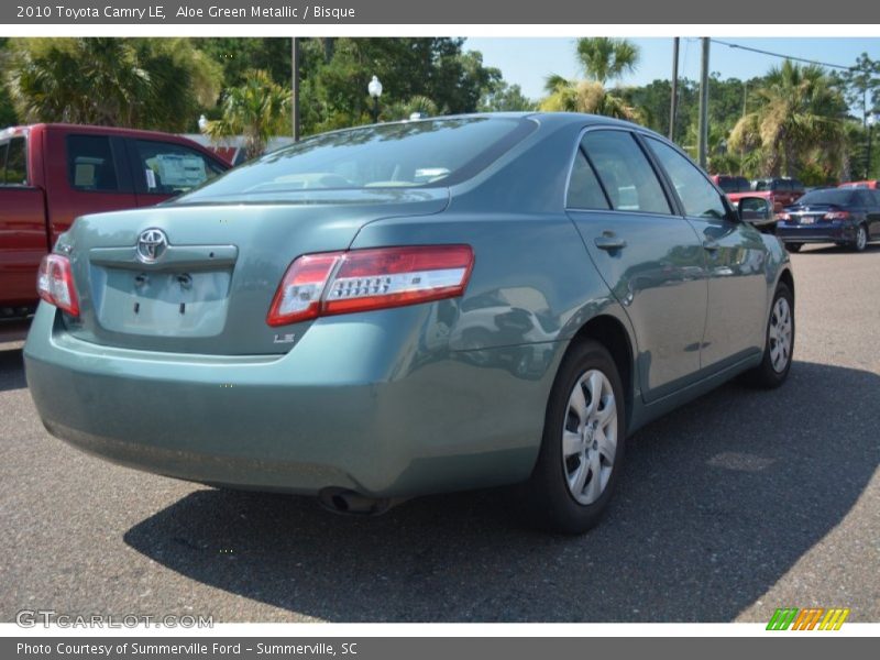 Aloe Green Metallic / Bisque 2010 Toyota Camry LE