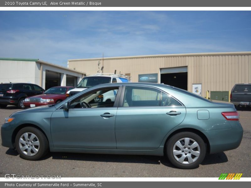 Aloe Green Metallic / Bisque 2010 Toyota Camry LE