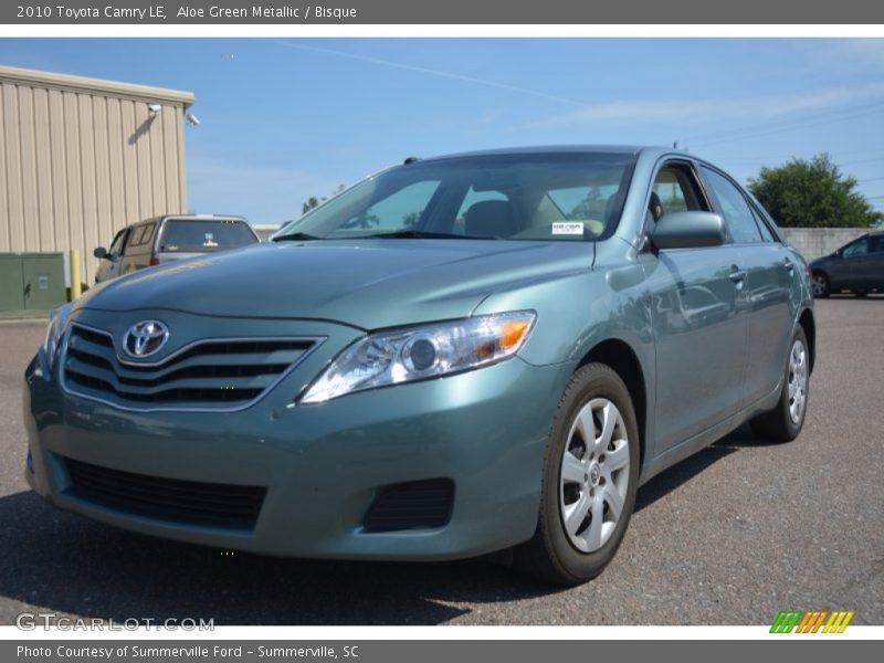 Aloe Green Metallic / Bisque 2010 Toyota Camry LE