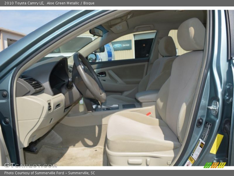 Aloe Green Metallic / Bisque 2010 Toyota Camry LE