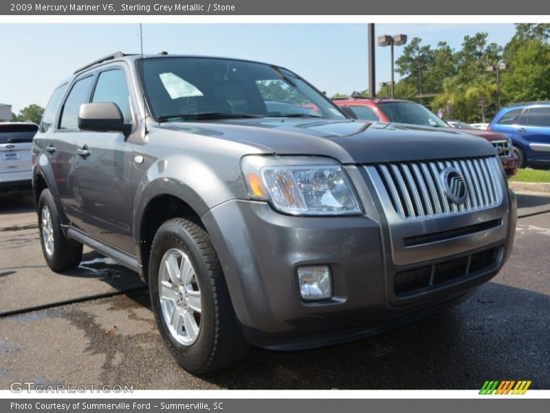 Sterling Grey Metallic / Stone 2009 Mercury Mariner V6