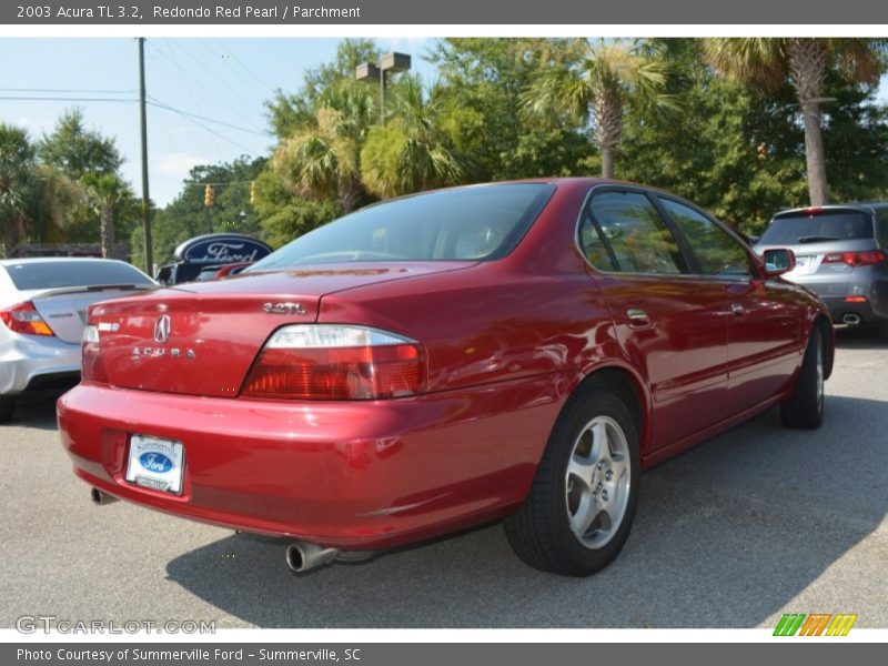 Redondo Red Pearl / Parchment 2003 Acura TL 3.2