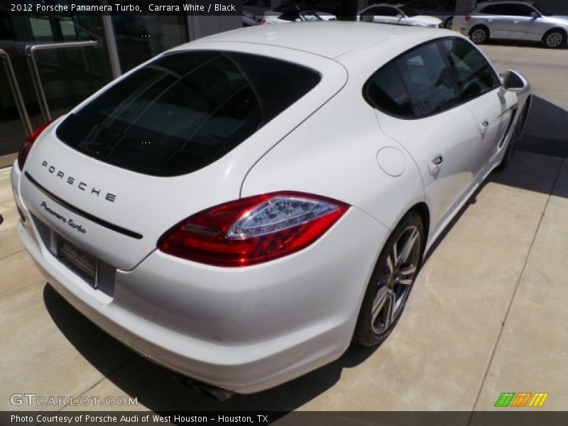 Carrara White / Black 2012 Porsche Panamera Turbo