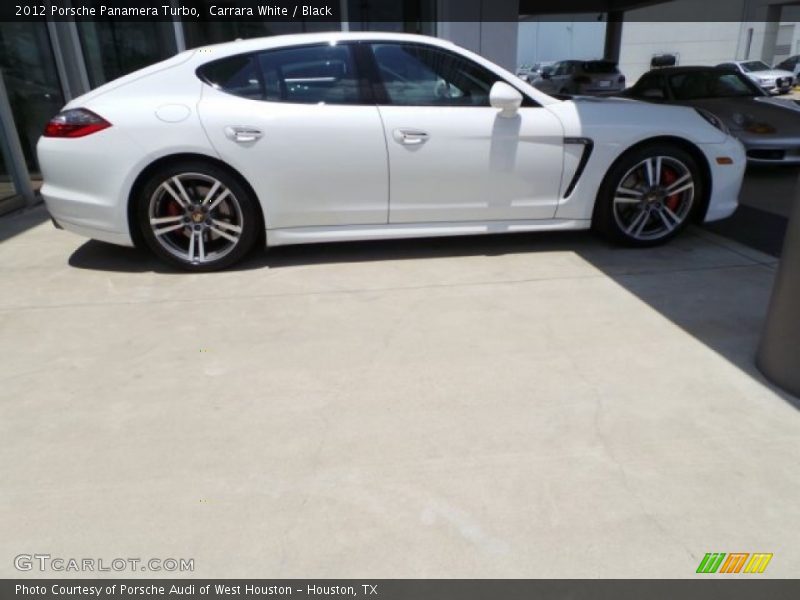 Carrara White / Black 2012 Porsche Panamera Turbo