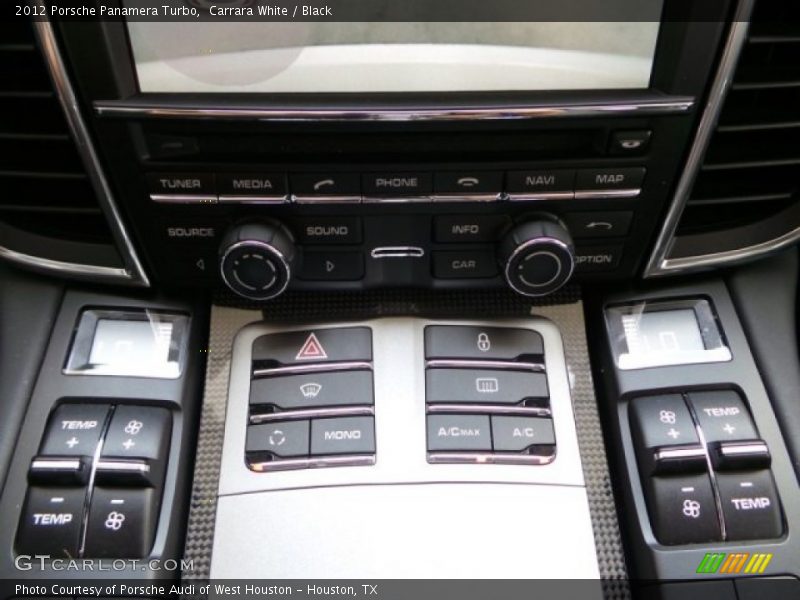 Carrara White / Black 2012 Porsche Panamera Turbo