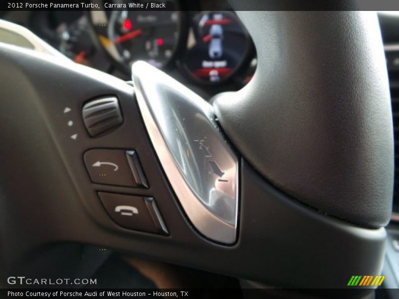 Carrara White / Black 2012 Porsche Panamera Turbo