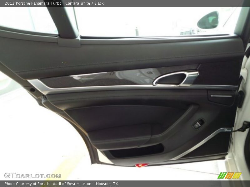 Carrara White / Black 2012 Porsche Panamera Turbo