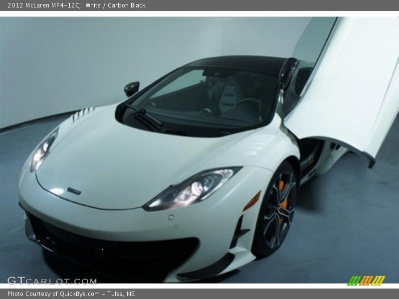 White / Carbon Black 2012 McLaren MP4-12C