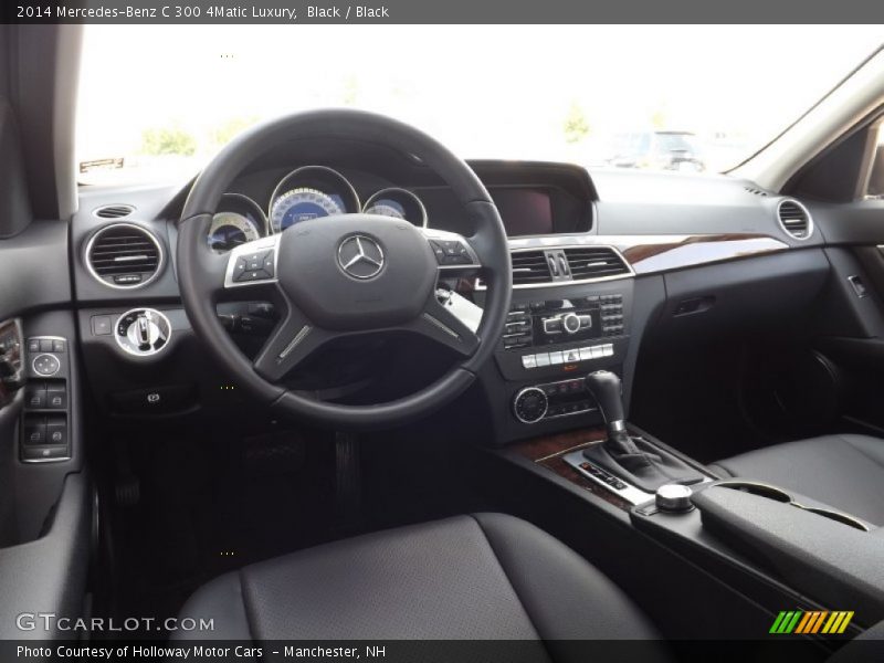 Black / Black 2014 Mercedes-Benz C 300 4Matic Luxury