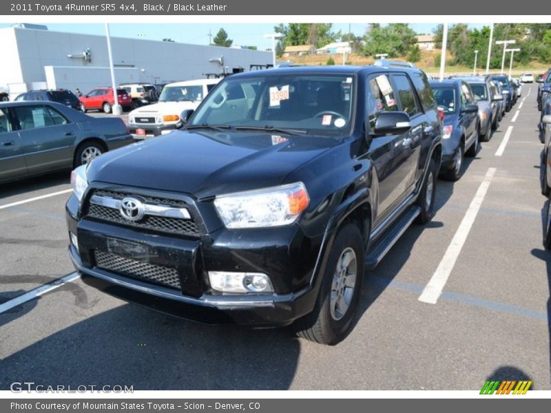 Black / Black Leather 2011 Toyota 4Runner SR5 4x4
