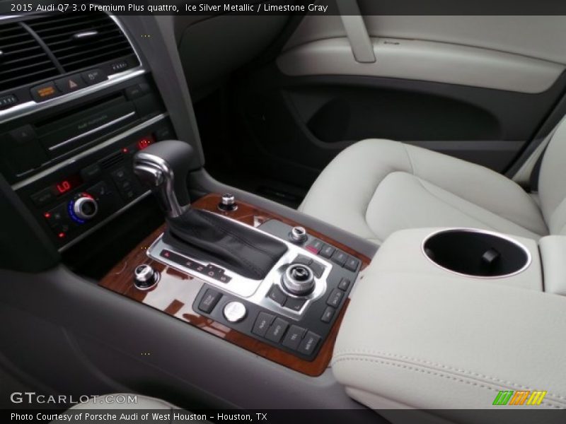 Ice Silver Metallic / Limestone Gray 2015 Audi Q7 3.0 Premium Plus quattro