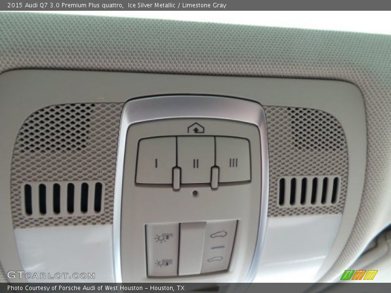 Ice Silver Metallic / Limestone Gray 2015 Audi Q7 3.0 Premium Plus quattro