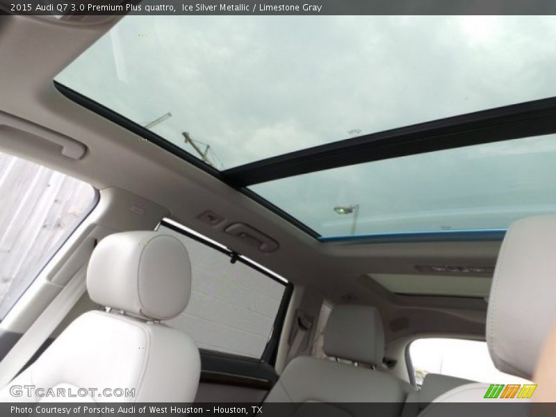 Ice Silver Metallic / Limestone Gray 2015 Audi Q7 3.0 Premium Plus quattro