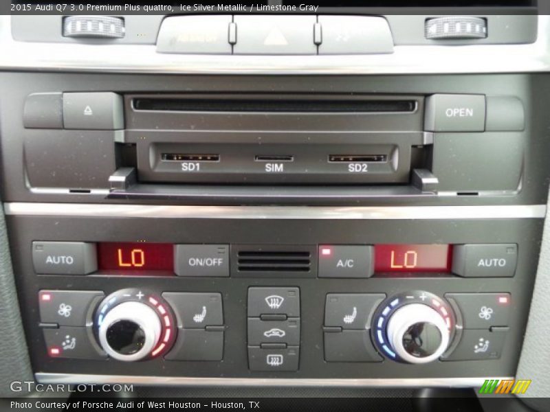 Ice Silver Metallic / Limestone Gray 2015 Audi Q7 3.0 Premium Plus quattro