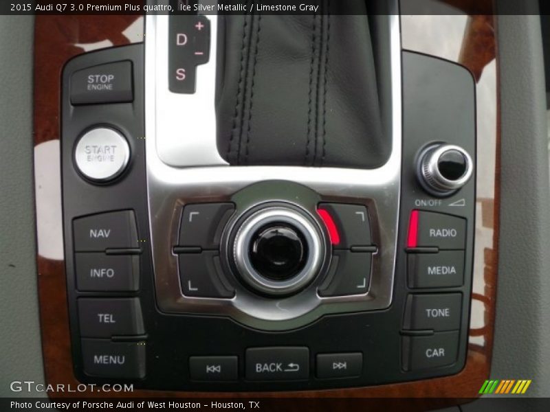 Ice Silver Metallic / Limestone Gray 2015 Audi Q7 3.0 Premium Plus quattro