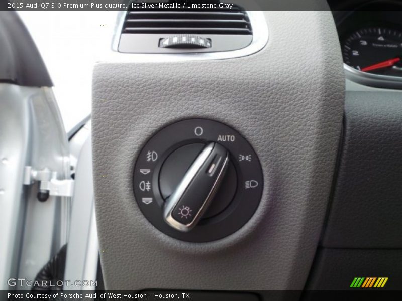 Ice Silver Metallic / Limestone Gray 2015 Audi Q7 3.0 Premium Plus quattro