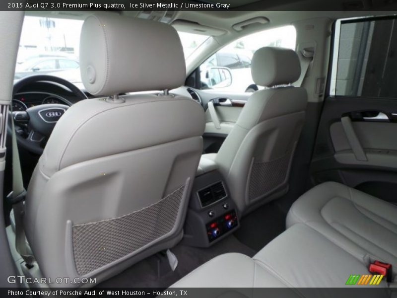 Ice Silver Metallic / Limestone Gray 2015 Audi Q7 3.0 Premium Plus quattro