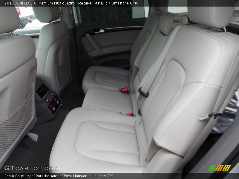 Ice Silver Metallic / Limestone Gray 2015 Audi Q7 3.0 Premium Plus quattro