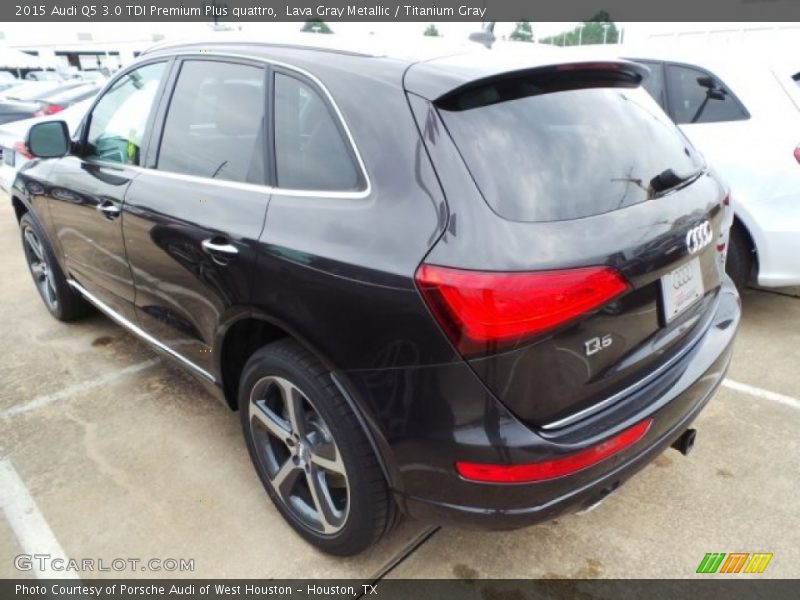 Lava Gray Metallic / Titanium Gray 2015 Audi Q5 3.0 TDI Premium Plus quattro