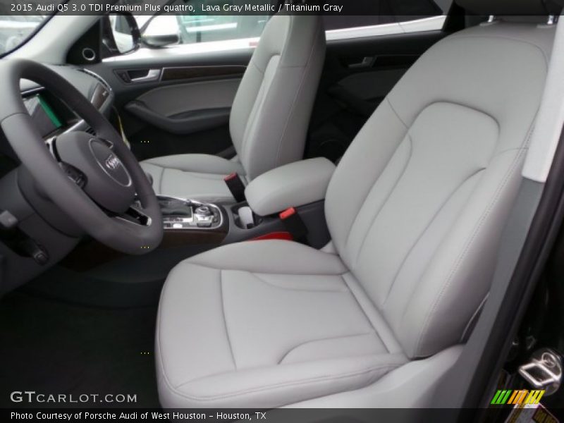 Lava Gray Metallic / Titanium Gray 2015 Audi Q5 3.0 TDI Premium Plus quattro