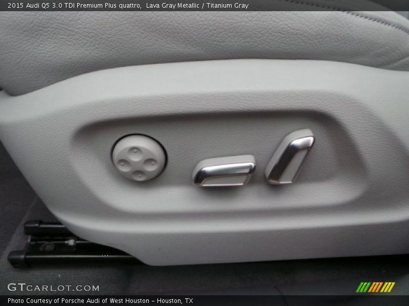 Lava Gray Metallic / Titanium Gray 2015 Audi Q5 3.0 TDI Premium Plus quattro