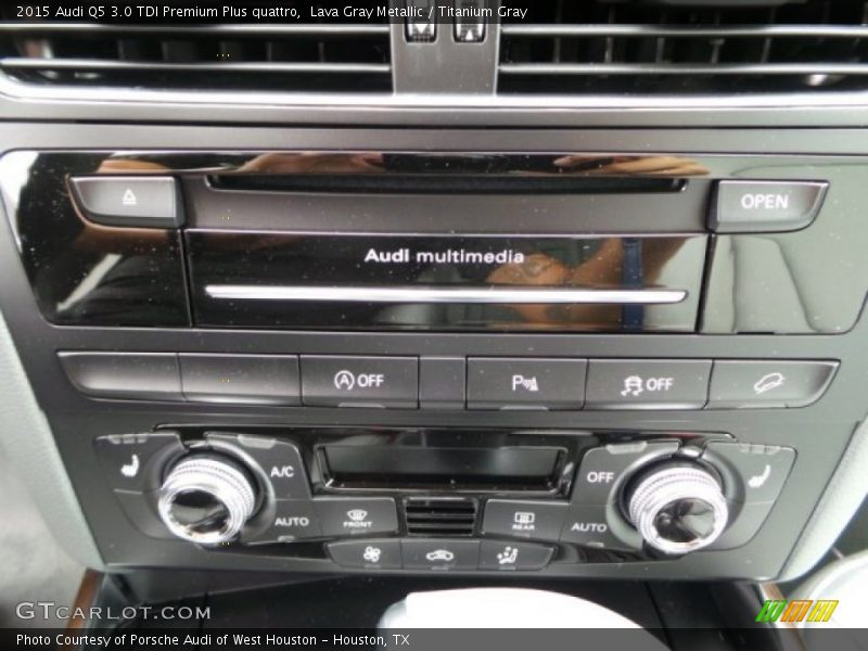 Lava Gray Metallic / Titanium Gray 2015 Audi Q5 3.0 TDI Premium Plus quattro