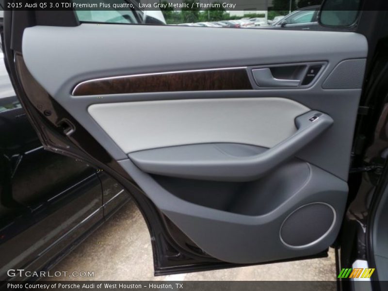 Lava Gray Metallic / Titanium Gray 2015 Audi Q5 3.0 TDI Premium Plus quattro