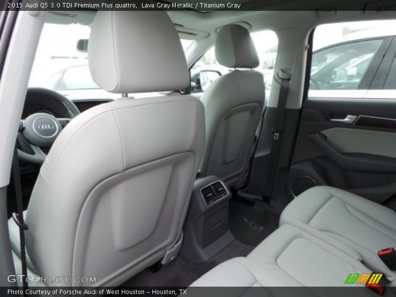 Lava Gray Metallic / Titanium Gray 2015 Audi Q5 3.0 TDI Premium Plus quattro