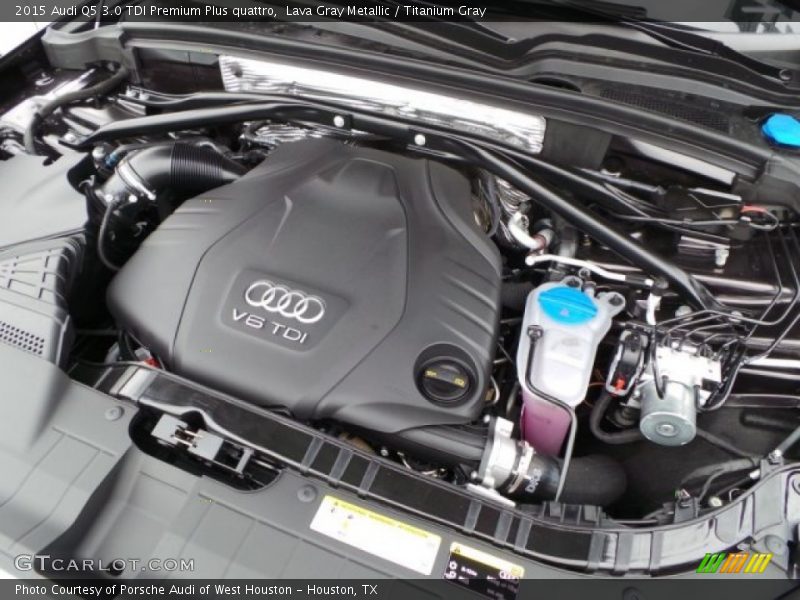  2015 Q5 3.0 TDI Premium Plus quattro Engine - 3.0 Liter TDI DOHC 24-Valve Turbo-Diesel V6