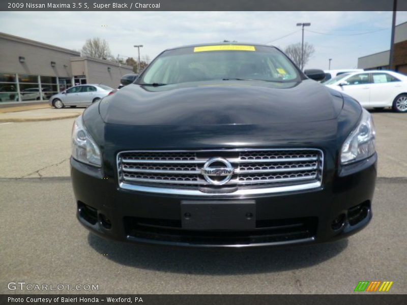 Super Black / Charcoal 2009 Nissan Maxima 3.5 S