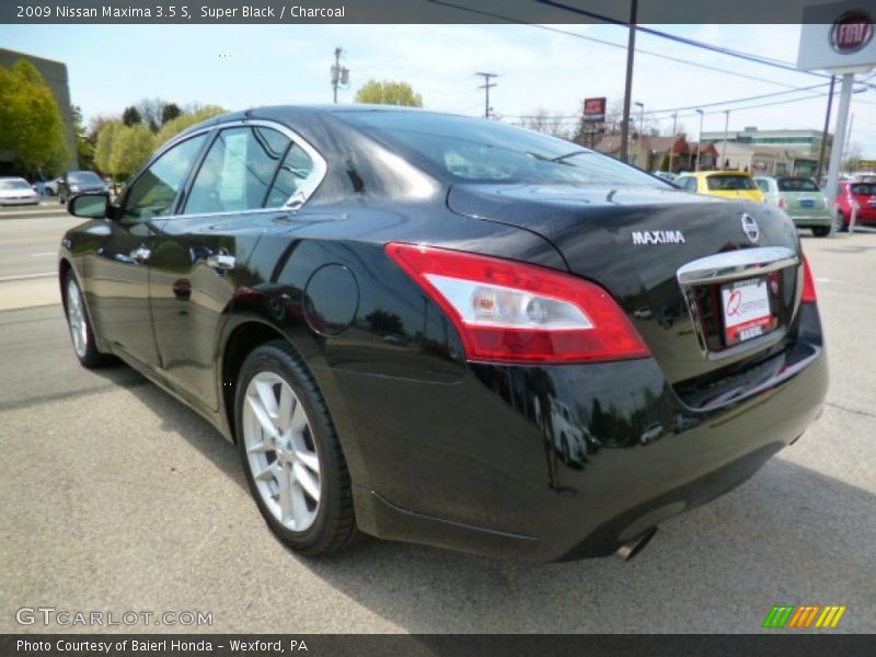 Super Black / Charcoal 2009 Nissan Maxima 3.5 S