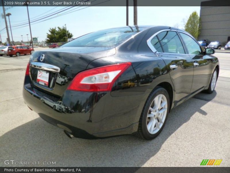 Super Black / Charcoal 2009 Nissan Maxima 3.5 S