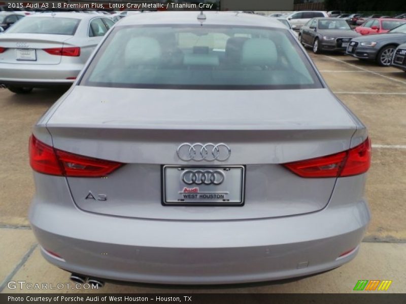 Lotus Gray Metallic / Titanium Gray 2015 Audi A3 1.8 Premium Plus