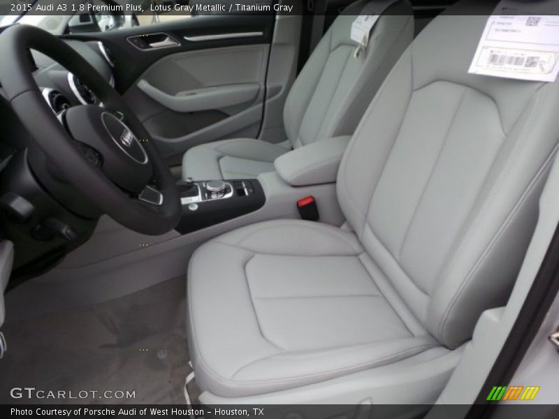 Front Seat of 2015 A3 1.8 Premium Plus
