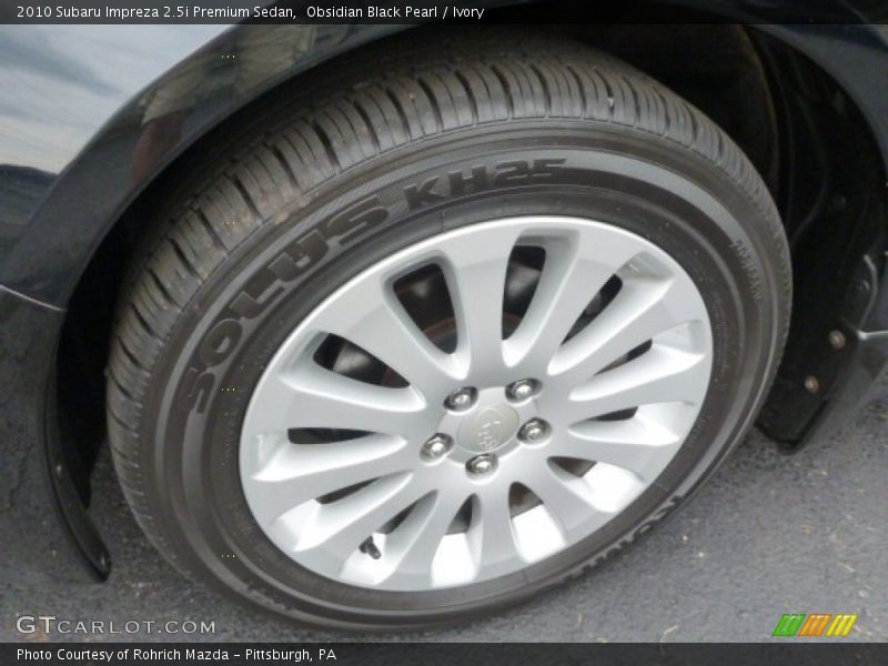 Obsidian Black Pearl / Ivory 2010 Subaru Impreza 2.5i Premium Sedan