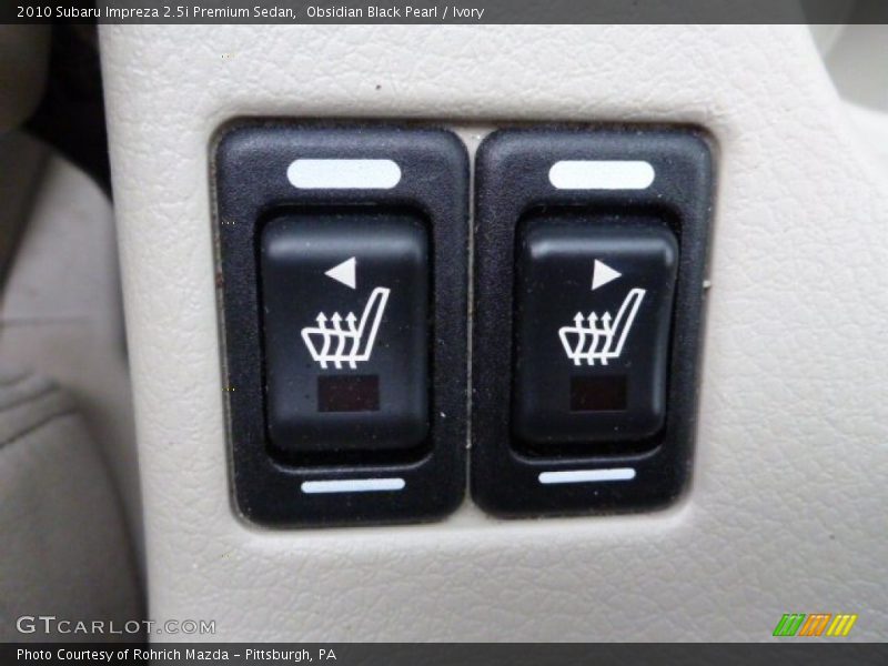 Obsidian Black Pearl / Ivory 2010 Subaru Impreza 2.5i Premium Sedan