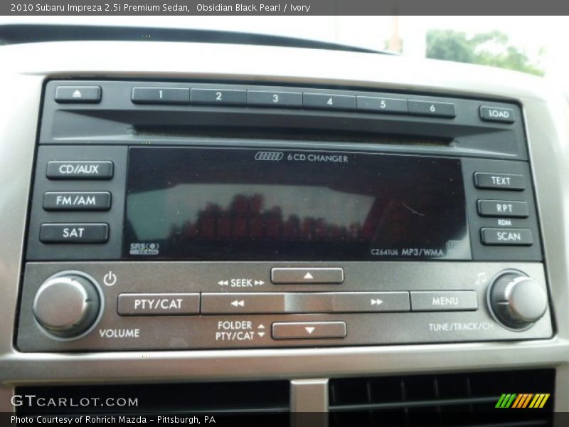 Obsidian Black Pearl / Ivory 2010 Subaru Impreza 2.5i Premium Sedan
