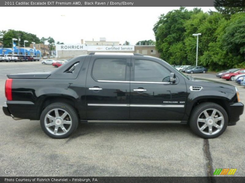 Black Raven / Ebony/Ebony 2011 Cadillac Escalade EXT Premium AWD