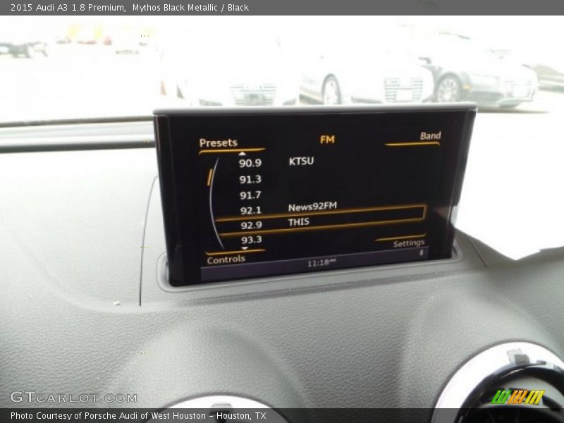 Mythos Black Metallic / Black 2015 Audi A3 1.8 Premium