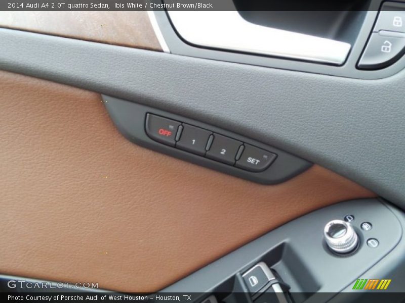 Ibis White / Chestnut Brown/Black 2014 Audi A4 2.0T quattro Sedan