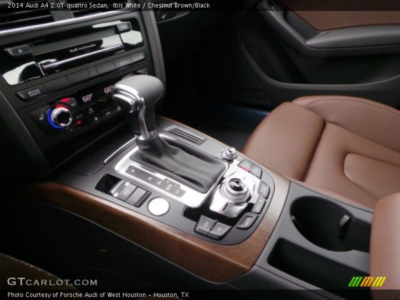 Ibis White / Chestnut Brown/Black 2014 Audi A4 2.0T quattro Sedan