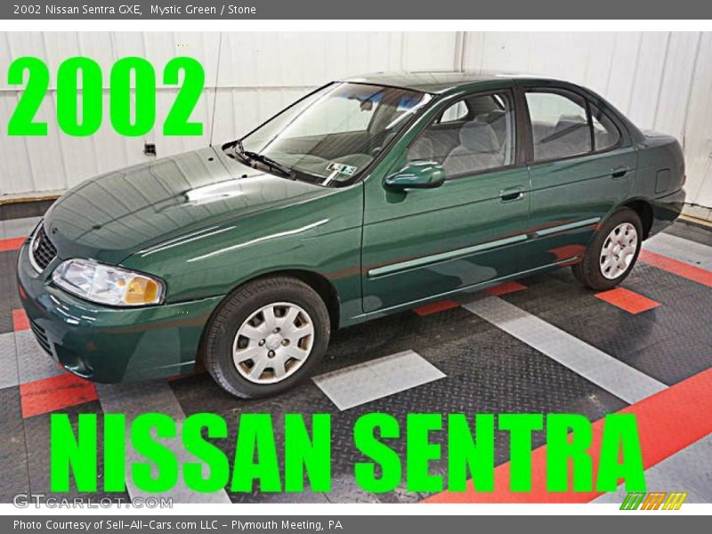 Mystic Green / Stone 2002 Nissan Sentra GXE