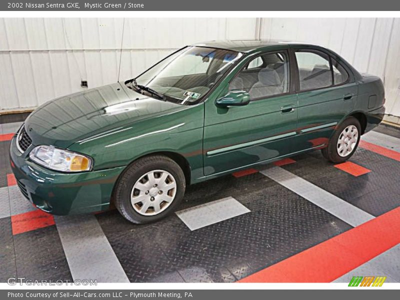 Mystic Green / Stone 2002 Nissan Sentra GXE