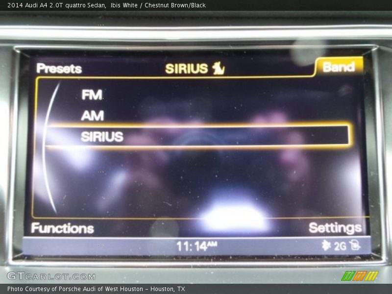 Ibis White / Chestnut Brown/Black 2014 Audi A4 2.0T quattro Sedan