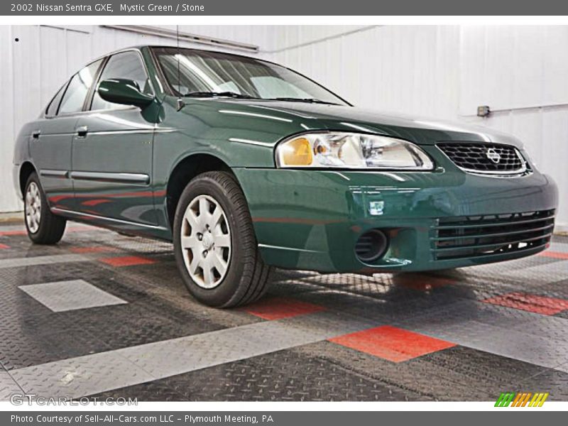 Mystic Green / Stone 2002 Nissan Sentra GXE