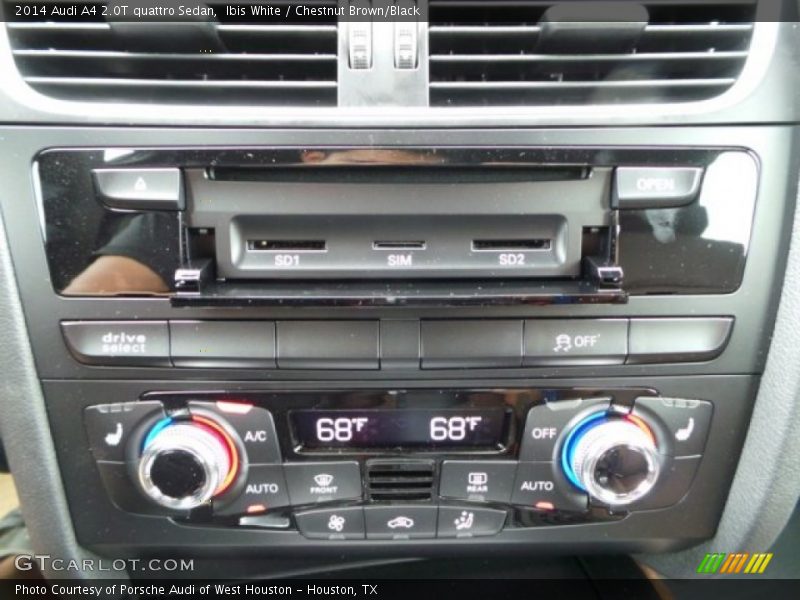 Ibis White / Chestnut Brown/Black 2014 Audi A4 2.0T quattro Sedan